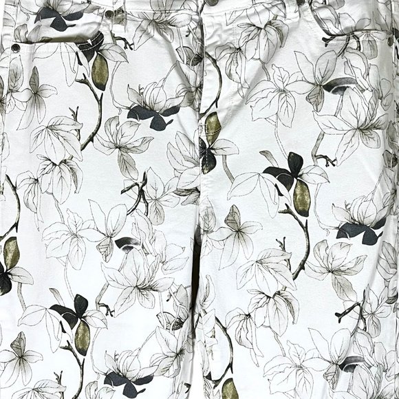 Buffalo David Bitton - Women's Sz 12 - Havana White Jeans High Rise Ankle Skinny - Picture 2 of 13